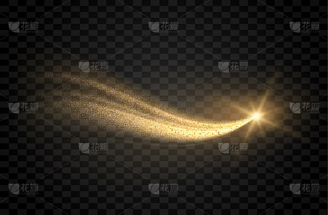 gold sparks dust tra...
