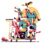 Money Magazine - Best in Travel : A series of spot illustrations for Money Magazine's Best in Travel story