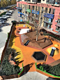 万科桃花源V-Learn 儿童成长中心室外广场和屋顶花园 / 奥雅L&A :   奥雅 ：项目是一个改造项目，位于山东省青岛市城阳区的万科桃花源V-Learn儿童成长中心室外儿童空间，像它的名字一样，为孩子们提供了一个互动、欢乐、自由而又具有生命力的活动空间，填补下课五点后的空白。与桃花源V-learn儿童成长中心的热闹非...