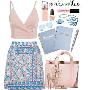 Pink and Blue Summer...