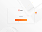 Login white design web ui interface login