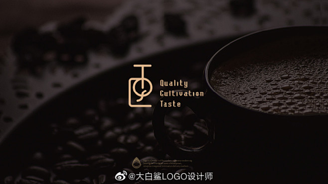 #LOGO设计# 咖啡LOGO设计：QC...