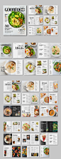#食品杂志#
食品美食烹饪食谱杂志宣传册小册子画册indd设计模板
