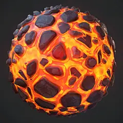 Stylized Substances #5, Tobias Koepp : Thought a lava material would be &quot;cool&quot; to try next.

(Made in Substance Designer and rendered in Marmoset)