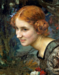 #开卷有益# （1854）法国画家埃德加·马克森斯（Edgar Maxence ，1871-1954) 象征主义画家，是德朗（Elie Delaunay，1828-1891）和古斯塔夫·摩罗（Gustave Moreau，1826-1898）的学生。作品中注入某些古典文学的特点和怀旧的隐喻，再吸收点中世纪传奇题材，显示了当时的象征派的特征。 ​​​​