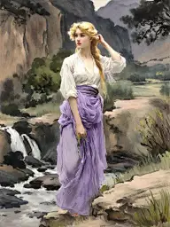 人文艺术-仕女图