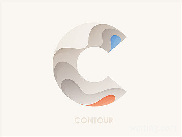 Yoga Perdana立体渐变logo...