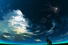 场景插画图片：岁月的画卷