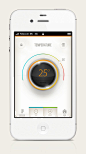 SMART Home by WEZEO - via Behance - Temperature - Interface - Application