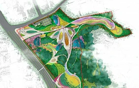 Ecopark滨江生态公园景观规划设计总平面图psd by zlxy1993-花瓣网