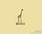 #求是爱设计#长颈鹿logo设计