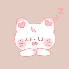 情人节可爱猫猫插画情侣头像