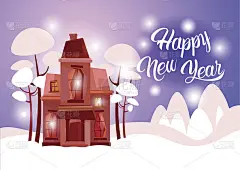 雪村屋新年快乐圣诞贺卡