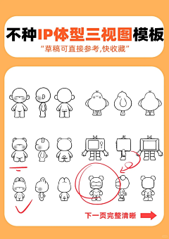青瓷·白犬采集到三视图