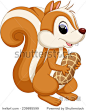 cute squirrel cartoon