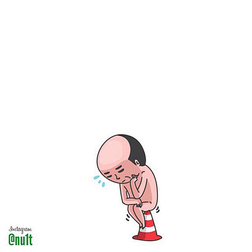 韩国重口味又小清新的萌大叔创意插画 也是...