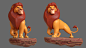 The Lion King - Mufasa, Julio Lopez : Fan Art 3D Model Sculpture Mufasa. Tribute to the classic Disney movie 1994 The Lion King