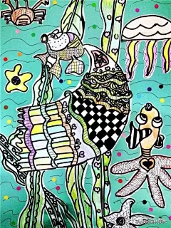 儿童画 | 奇妙的海底世界，画给你看