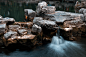 General 5184x3456 water lake stones waterfall long exposure