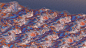 3D Render houdini octane chinese sea mountains animation  motion (16)