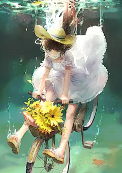 &lt;under water&gt;
