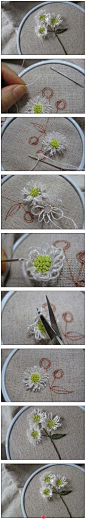 3-d embroidered flowers + tons of other embroidery how toos: 