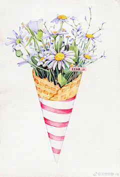 夏日一束花
水彩 水彩花卉 ​​​​