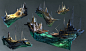 Fantasy Ships, Sebastian Luca : Ship concepts vol.1