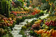 微距场景微距果蔬农场