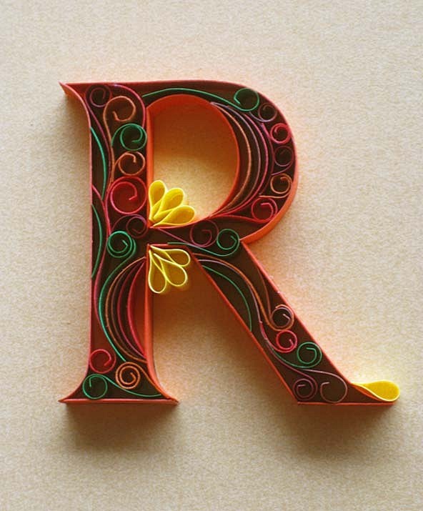 英文字母系列R