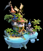 Tiny pirate castle