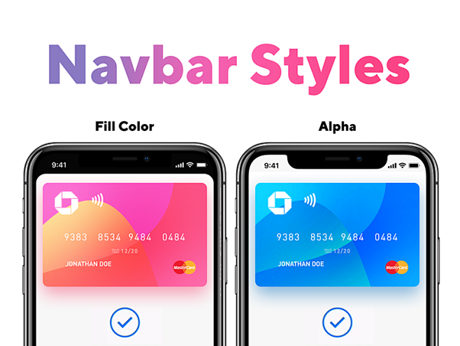 Navbar Styles iPhone...