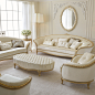 全实木布艺沙发组合 三人位欧式沙发美式沙发 法式沙发客厅家具-淘宝网