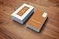 创意竖版设计公司名片模板 Business Card – 设计小咖