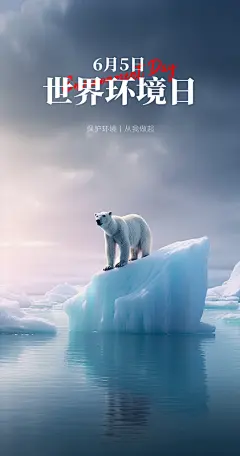 地球高级感大气清新保护环境插画