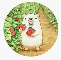 超治愈水彩插画 | 日本插画师笔下的呆萌小熊，温暖了所有孤单的人 : 看到简单呆萌的小熊，全世界都柔软啦