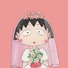 手绘小丸子头像