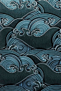 Japanese wave pattern: 