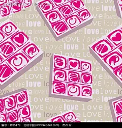 背景素材—棕色背景上的英文和方块背景素材|底纹|方块|矢量素材|英文|棕色背景|英文字体|英文字母设计|英文字体设计|英文艺术字