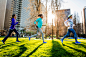 公园,人,城市,生活方式,户外_566356157_Women running in urban park_创意图片_Getty Images China