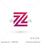 Letter Z number 2 logo icon design template elements