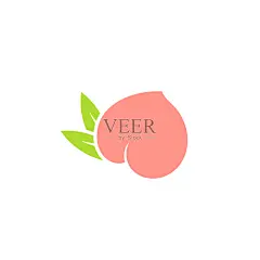 新鲜的桃子。甜的水果。日本白桃与叶在白色的背景插画图片素材