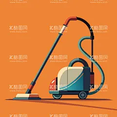 平面插图吸尘器  - 源文件下载【酷图网】吸尘器,吸尘器素材,吸尘器插图,矢量吸尘器,日常用品,矢量图,插图,海报,广告素材,生活用品