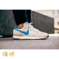耐克Nike Archive 83 米黄 蓝-淘宝网