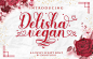 英文字体！Delisha Vegan Font 英文字体下载