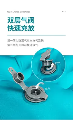 NH挪客充气垫户外帐篷防潮垫单人加厚加宽地垫便携式充气床睡垫子-tmall.com天猫