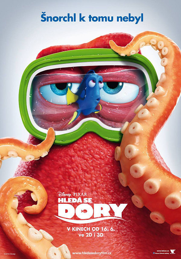 动画电影海底总动员2--寻找多莉创意海报