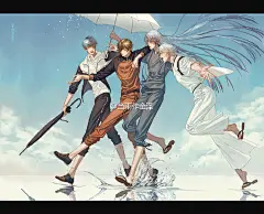 #刀剑乱舞# 这段时间陆续公开了部分本子里的图，凑齐九图了集中发一下微博除除草！之后就不再继续公开剩下的啦！P9是新画哒，预计会放进下一个本子里。对这几张图的创作感想啊，配词啊等等都在本子里或在之前发布时说过很多，就不一一赘述了，无水印可以到我P站找~