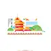 【与众不同设计范儿城市明信片：《我de南京》】这套明信片的设计者@设Zhu：“我看到很多手绘南京的明信片，我就想做点不一样的东西出来”玄武湖、夫子庙、中山陵、总统府、中华门、雨花台、鸡鸣寺、阅江楼……大大小小五颜六色的几何图形竟然可以拼凑出我们可爱的南京。还好看啊？http://t.cn/zjW0u2o