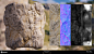 Assassin's Creed Odyssey - Biomes Rock texturing., Pierre FLEAU : Tileable texture for the rocks in 4 different biomes.<br/>Those are tileable textures used in a custom shader combined with details maps.<br/>Team credits:<br/>Lead Biomes